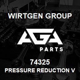 74325 Wirtgen Group PRESSURE REDUCTION VALVE | AGA Parts