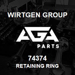 74374 Wirtgen Group RETAINING RING | AGA Parts