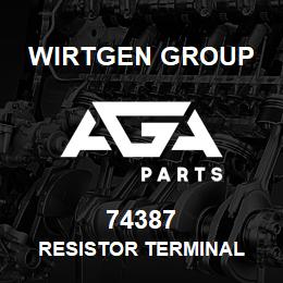 74387 Wirtgen Group RESISTOR TERMINAL | AGA Parts