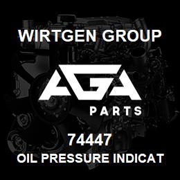 74447 Wirtgen Group OIL PRESSURE INDICATOR | AGA Parts