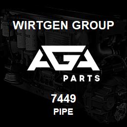 7449 Wirtgen Group PIPE | AGA Parts