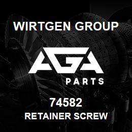 74582 Wirtgen Group RETAINER SCREW | AGA Parts