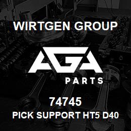 74745 Wirtgen Group PICK SUPPORT HT5 D40XD20X55 | AGA Parts