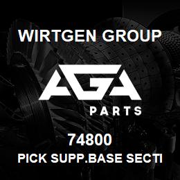 74800 Wirtgen Group PICK SUPP.BASE SECTION HT2 170 | AGA Parts