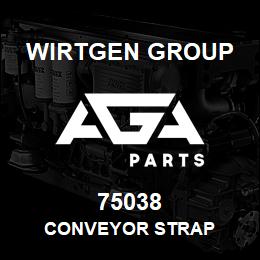 75038 Wirtgen Group CONVEYOR STRAP | AGA Parts