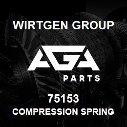 75153 Wirtgen Group COMPRESSION SPRING | AGA Parts