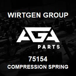 75154 Wirtgen Group COMPRESSION SPRING | AGA Parts