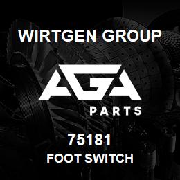 75181 Wirtgen Group FOOT SWITCH | AGA Parts