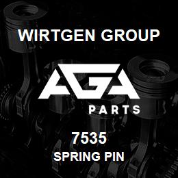 7535 Wirtgen Group SPRING PIN | AGA Parts