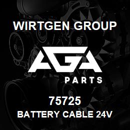 75725 Wirtgen Group BATTERY CABLE 24V | AGA Parts