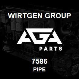 7586 Wirtgen Group PIPE | AGA Parts