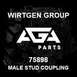 75898 Wirtgen Group MALE STUD COUPLING | AGA Parts