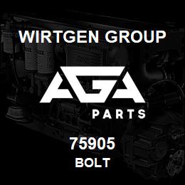 75905 Wirtgen Group BOLT | AGA Parts