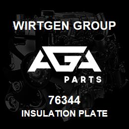 76344 Wirtgen Group INSULATION PLATE | AGA Parts