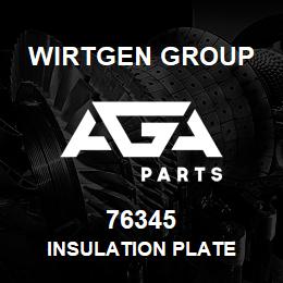 76345 Wirtgen Group INSULATION PLATE | AGA Parts