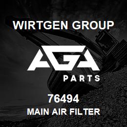 76494 Wirtgen Group MAIN AIR FILTER | AGA Parts