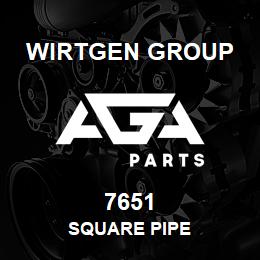 7651 Wirtgen Group SQUARE PIPE | AGA Parts