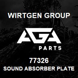 77326 Wirtgen Group SOUND ABSORBER PLATE | AGA Parts