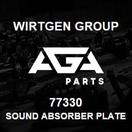 77330 Wirtgen Group SOUND ABSORBER PLATE | AGA Parts