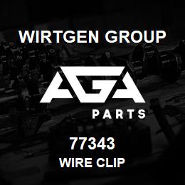 77343 Wirtgen Group WIRE CLIP | AGA Parts