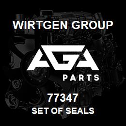 77347 Wirtgen Group SET OF SEALS | AGA Parts