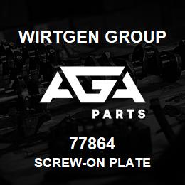 77864 Wirtgen Group SCREW-ON PLATE | AGA Parts