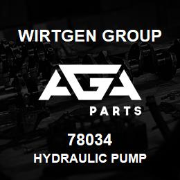 78034 Wirtgen Group HYDRAULIC PUMP | AGA Parts