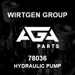 78036 Wirtgen Group HYDRAULIC PUMP | AGA Parts