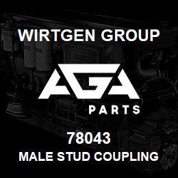 78043 Wirtgen Group MALE STUD COUPLING | AGA Parts