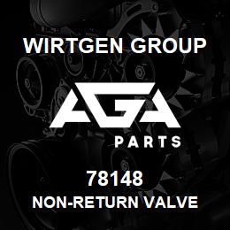 78148 Wirtgen Group NON-RETURN VALVE | AGA Parts