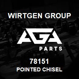 78151 Wirtgen Group POINTED CHISEL | AGA Parts