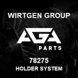 78275 Wirtgen Group HOLDER SYSTEM | AGA Parts