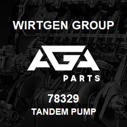 78329 Wirtgen Group TANDEM PUMP | AGA Parts