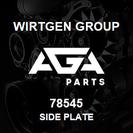 78545 Wirtgen Group SIDE PLATE | AGA Parts