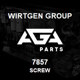 7857 Wirtgen Group SCREW | AGA Parts