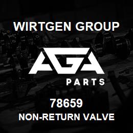 78659 Wirtgen Group NON-RETURN VALVE | AGA Parts