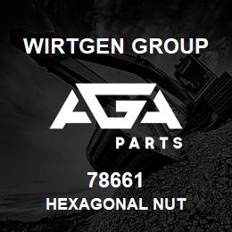 78661 Wirtgen Group HEXAGONAL NUT | AGA Parts