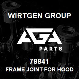 78841 Wirtgen Group FRAME JOINT FOR HOOD | AGA Parts