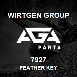 7927 Wirtgen Group FEATHER KEY | AGA Parts