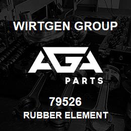 79526 Wirtgen Group RUBBER ELEMENT | AGA Parts