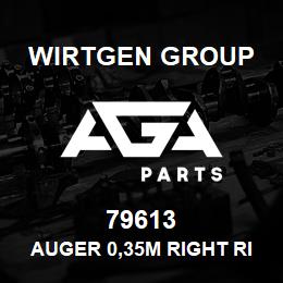 79613 Wirtgen Group AUGER 0,35M RIGHT RISING | AGA Parts