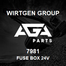 7981 Wirtgen Group FUSE BOX 24V | AGA Parts