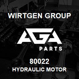 80022 Wirtgen Group HYDRAULIC MOTOR | AGA Parts