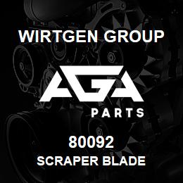 80092 Wirtgen Group SCRAPER BLADE | AGA Parts