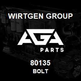 80135 Wirtgen Group BOLT | AGA Parts