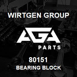 80151 Wirtgen Group BEARING BLOCK | AGA Parts