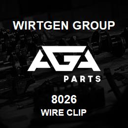 8026 Wirtgen Group WIRE CLIP | AGA Parts