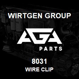 8031 Wirtgen Group WIRE CLIP | AGA Parts