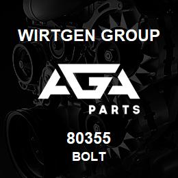 80355 Wirtgen Group BOLT | AGA Parts