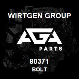 80371 Wirtgen Group BOLT | AGA Parts